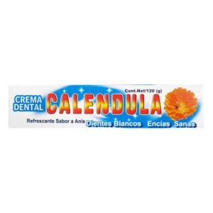 crema dental calendula