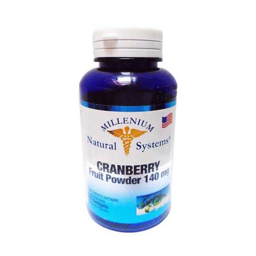 Cranberry Fruit Powder 140mg 60 Capsulas