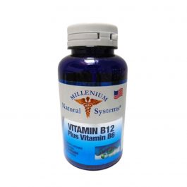 Vitamina B12 Plus Vitamina B6 100 Capsulas Millenium