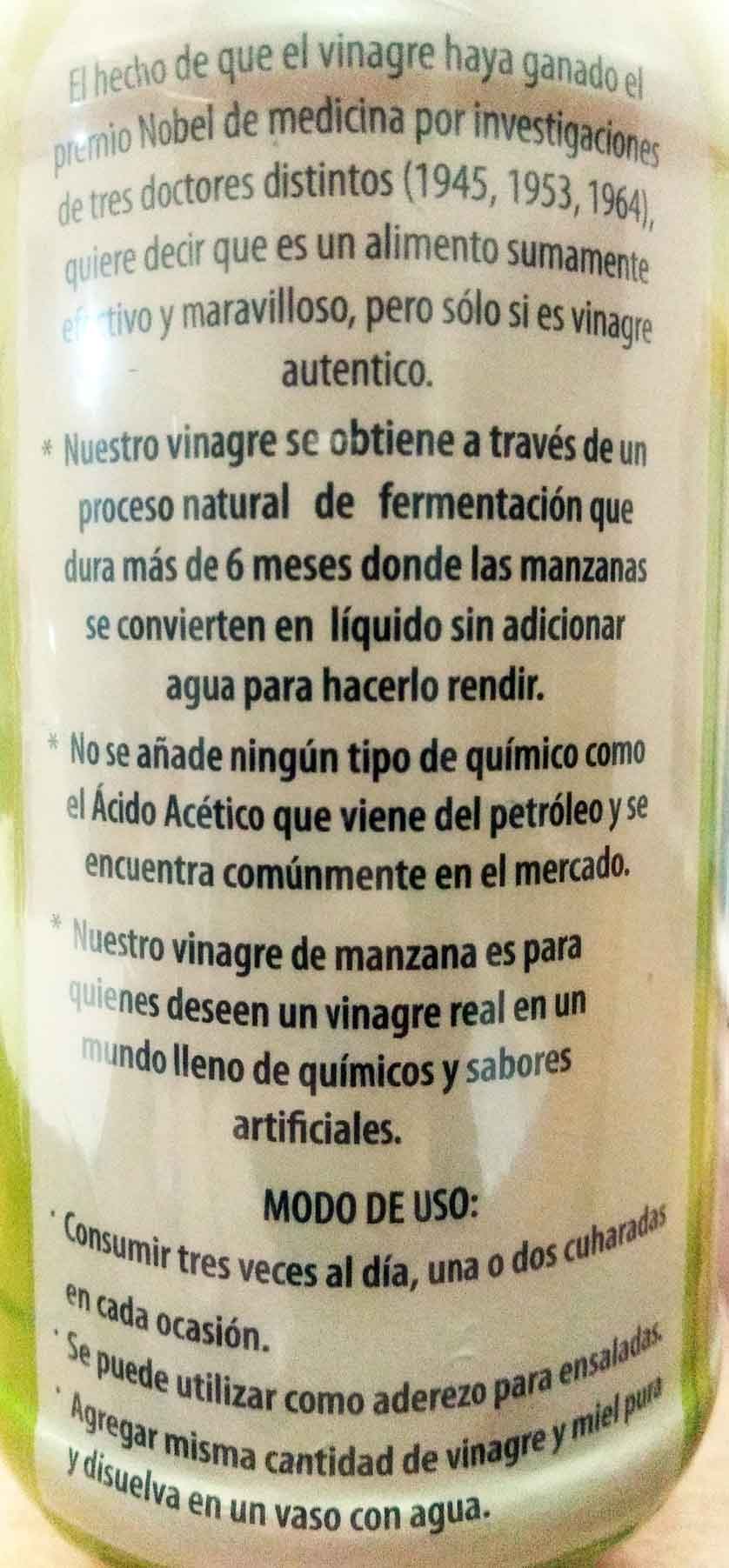 VINAGRE DE MANZANA ORGÁNICO 500ml